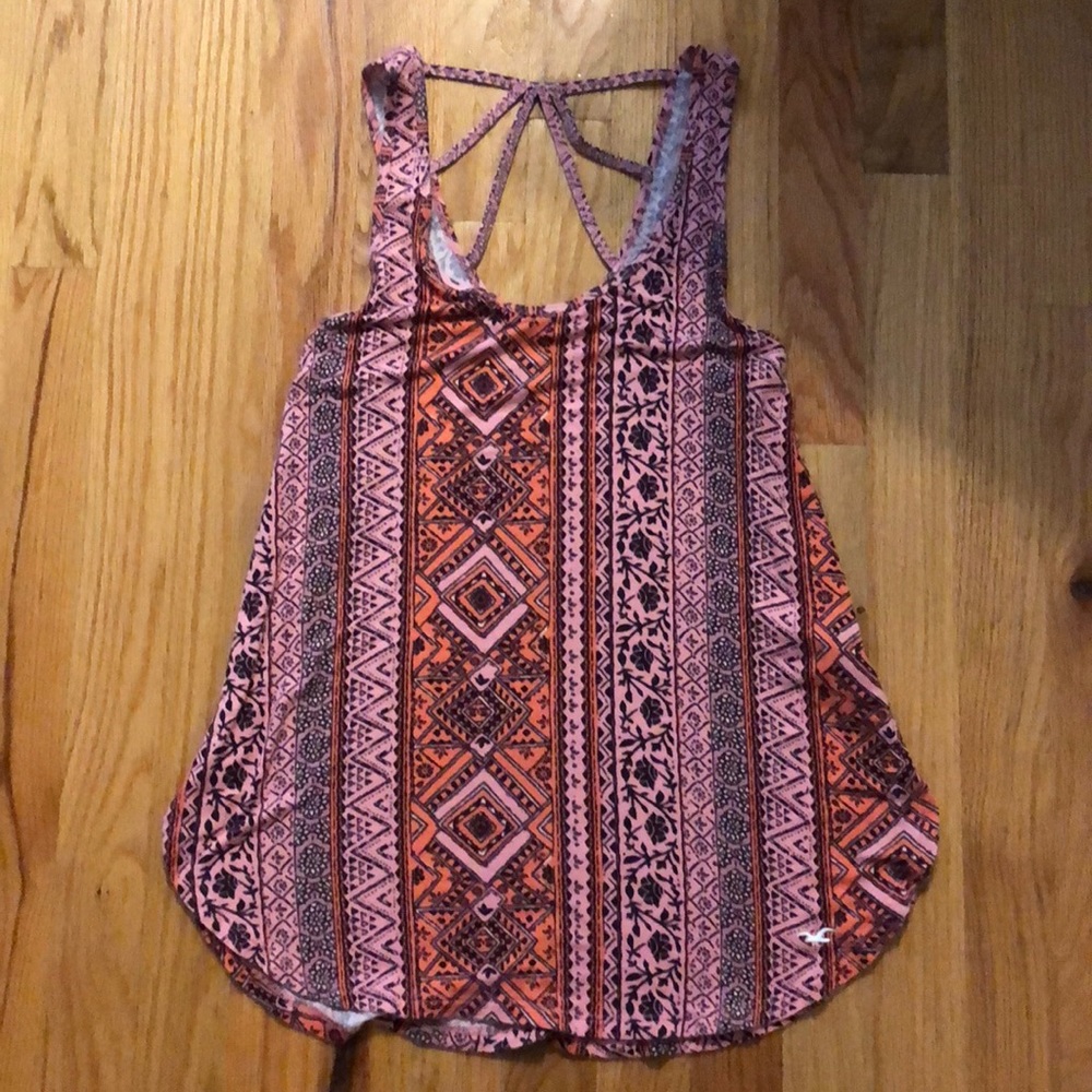 Tribal printed top